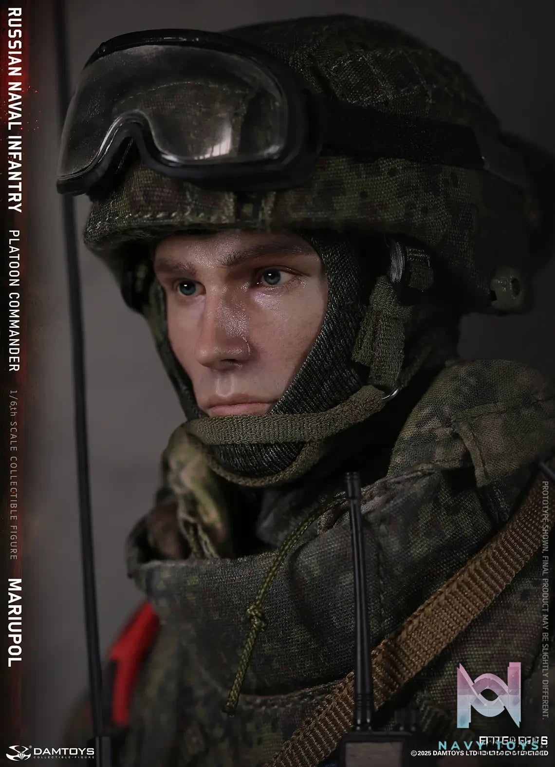 DAMTOYS – 1/6 RUSSIAN NAVAL INFANTRY COMMANDER MARIUPOL NO.78111 (Licensed)