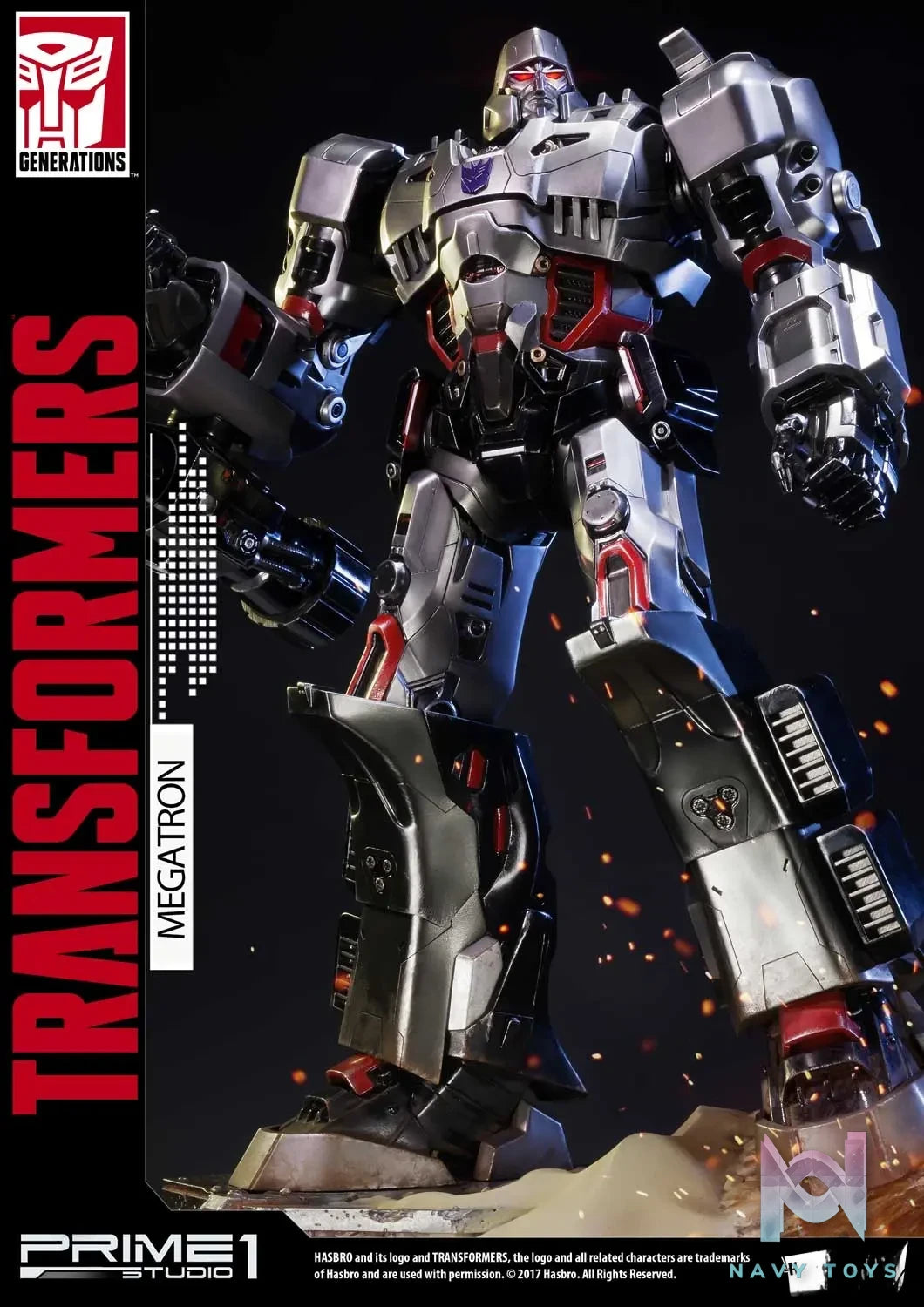 Prime 1 Studio – Premium Masterline Transformers: Generation 1 Megatron PMTF-02 PMTF-02EX PMTF-02AG PMTF-02GL(Licensed)