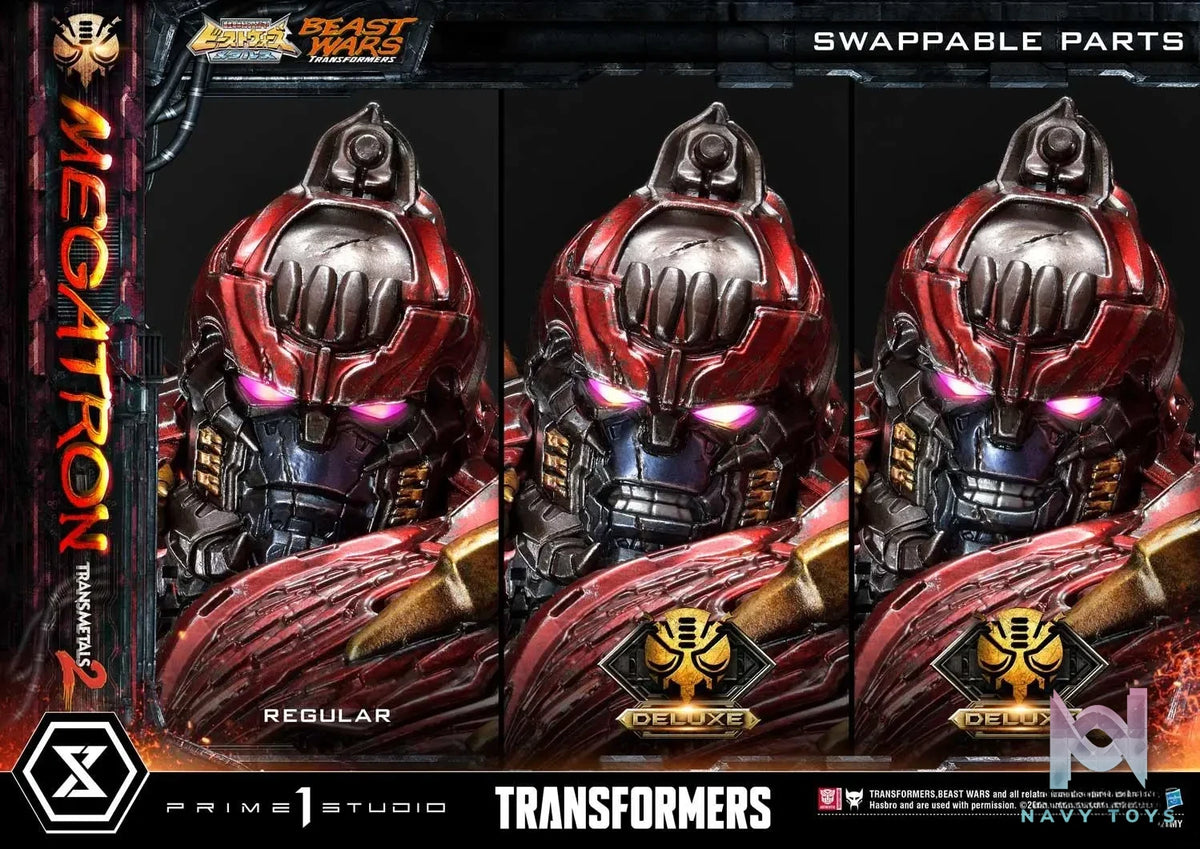 Prime 1 Studio – Premium Masterline Beast Wars: Transformers Megatron Transmetal 2 PMTFBW-03 PMTFBW-03DX PMTFBW-03DXS (Licensed)