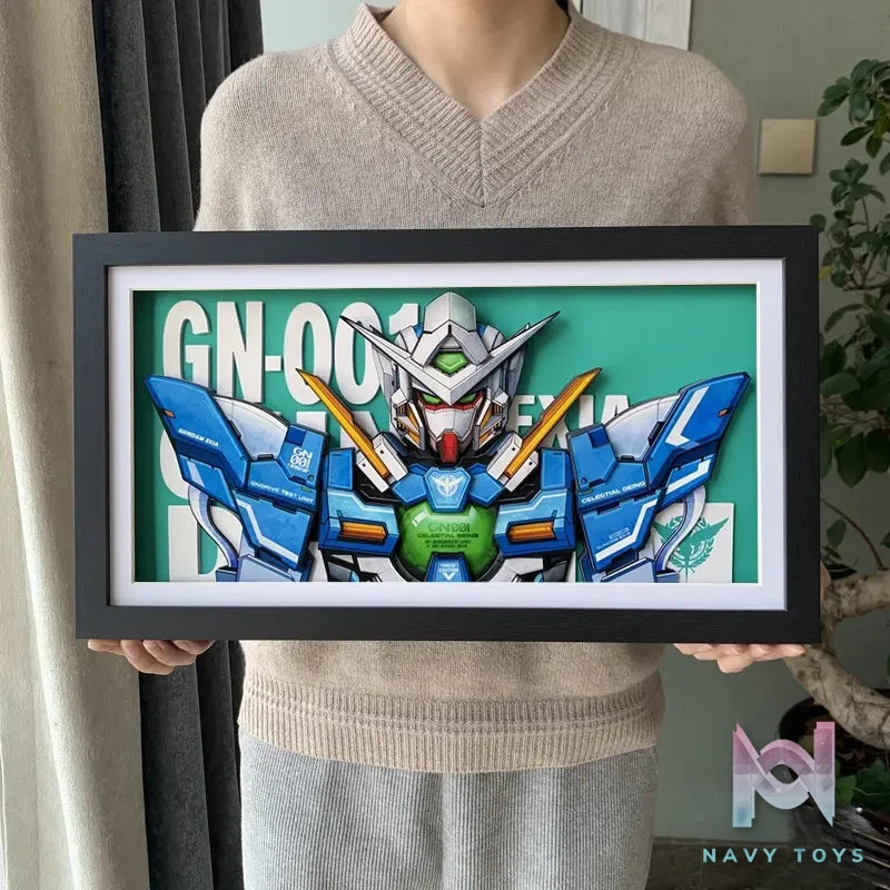 KALA HOME Studio – Gundam Exia 3D Decorative Painting Gundam