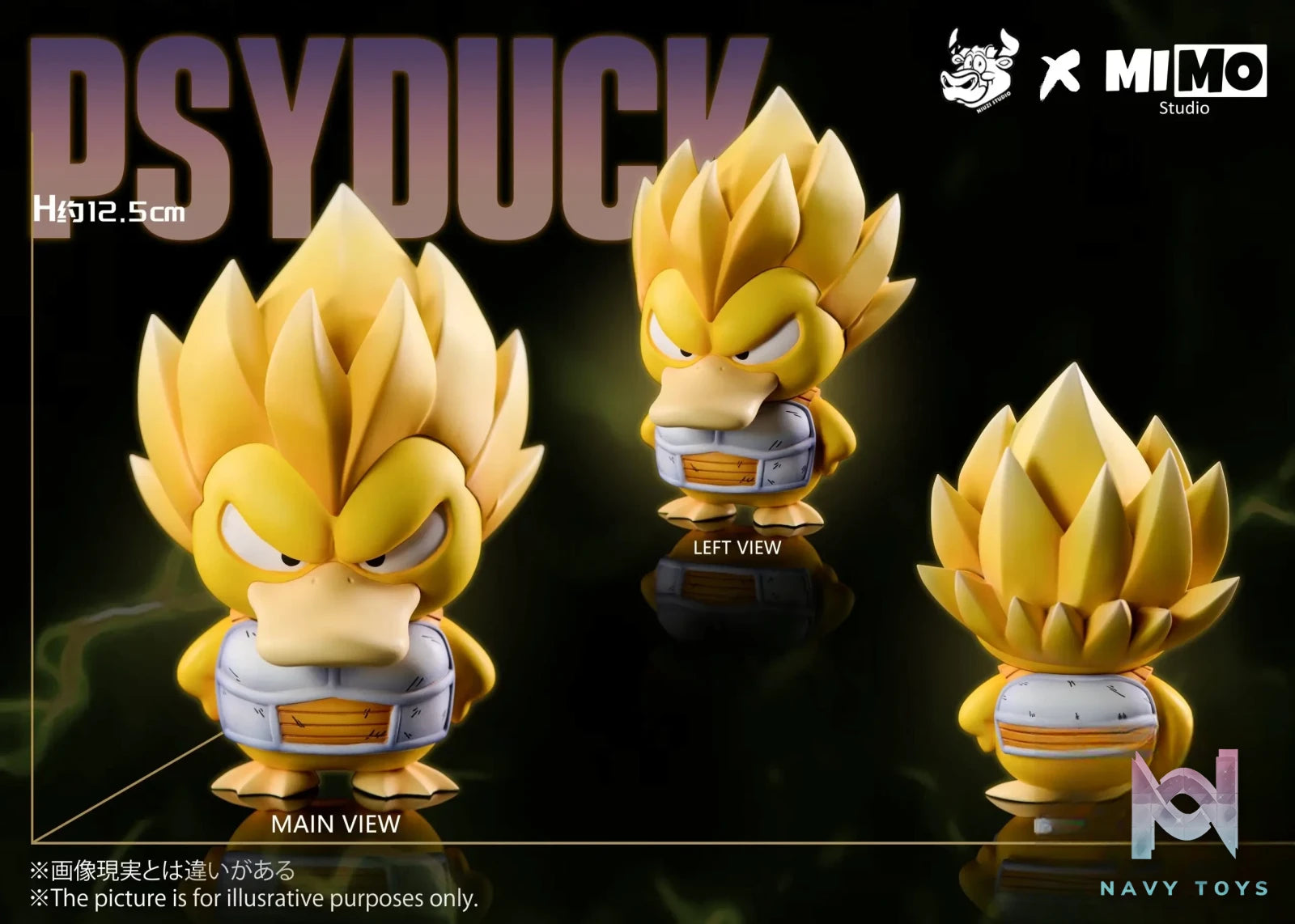 Mimo Studio & NIUZI Studio – Pokémon Vegeta Psyduck