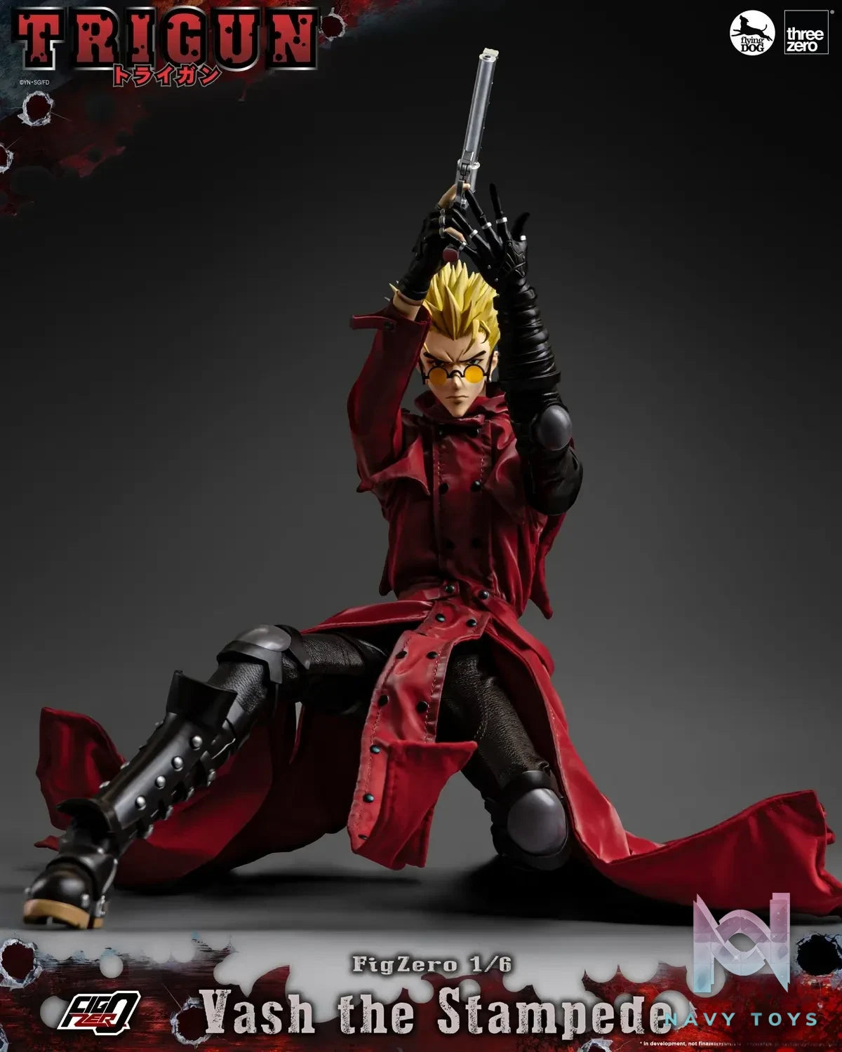 Threezero – TRIGUN FigZero 1/6 Vash the Stampede 3Z05880C0 (Licensed)
