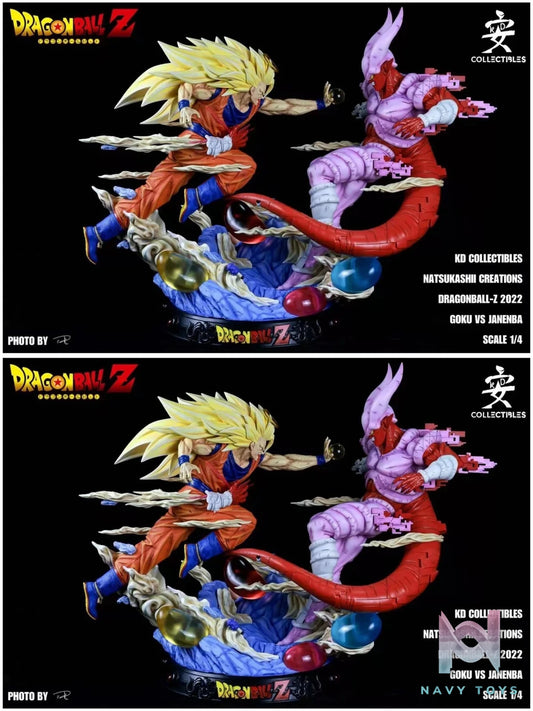 Goku SSJ3 vs Janemba - Dragon Ball - KD Collectibles resin statue kd collectibles anime figure