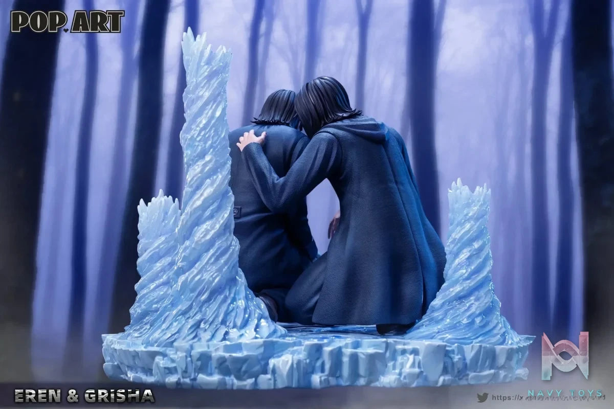 POP.ART Studio - Eren X Grisha Attack on Titan resin statue Navy Toys anime figure