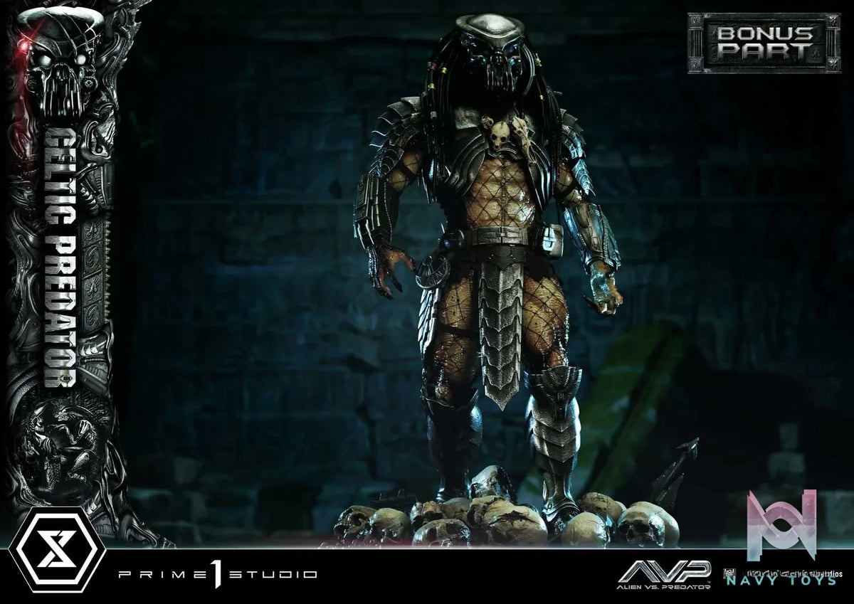 Prime 1 Studio Museum Masterline Alien vs. Predator Celtic Predator MMPR-05 MMPR-05S