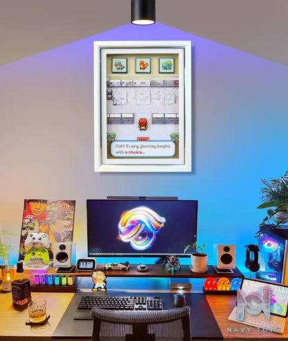 KALA HOME Studio – “A Choice” Pokémon FireRed/LeafGreen 3D Decorative Painting Pokémon