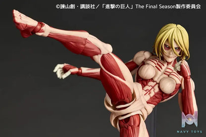 Kaiyodo – Revoltech Amazing Yamaguchi Attack on Titan Armored Titan & Female Titan (Licensed)