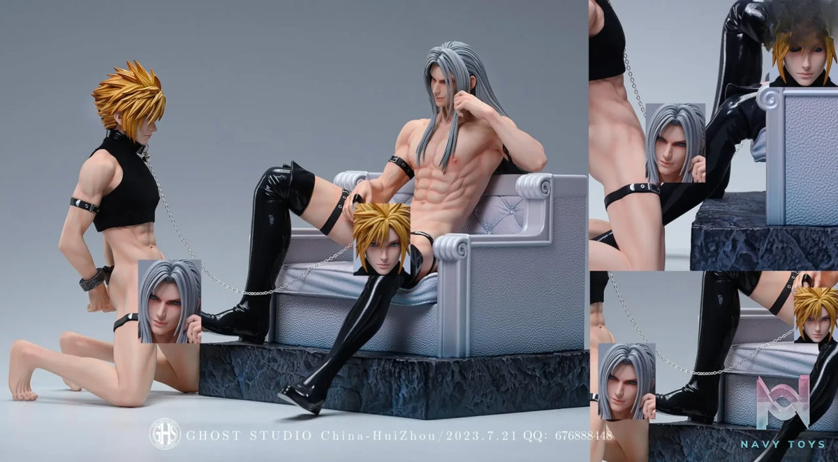 Ghost Studio – Final Fantasy VII Sephiroth & Cloud Strife in Imprisonment