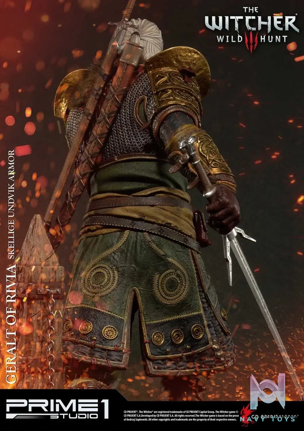 Prime 1 Studio – Premium Masterline The Witcher 3: Wild Hunt Geralt of Rivia Skellige Undvik Armor PMW3-07 PMW3-07EX (Licensed)