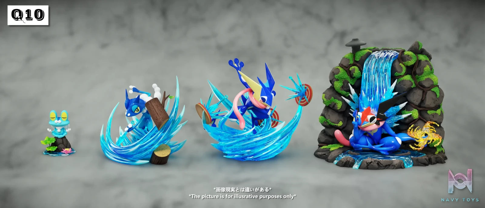 Q10 Studio – Pokémon Greninja Evolution Set