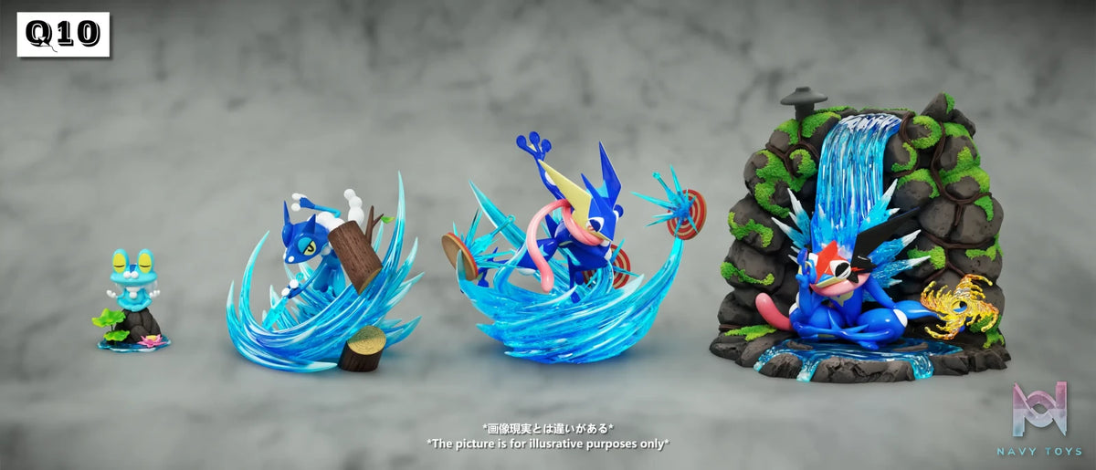 Q10 Studio – Pokémon Greninja Evolution Set