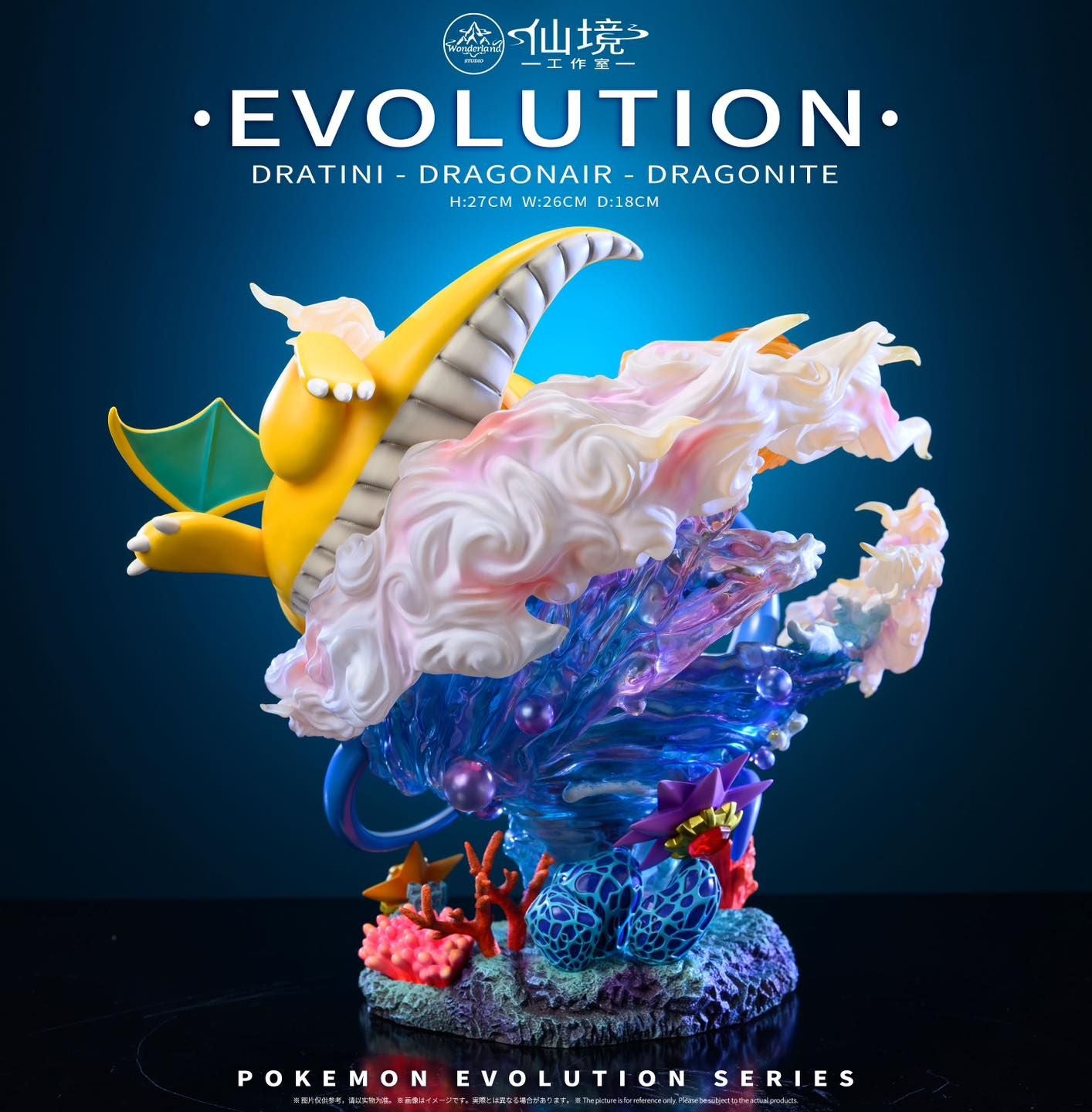 Wonderland Studio - Pokemon - Dragonite Family resin statue Wonderland Studio anime figure