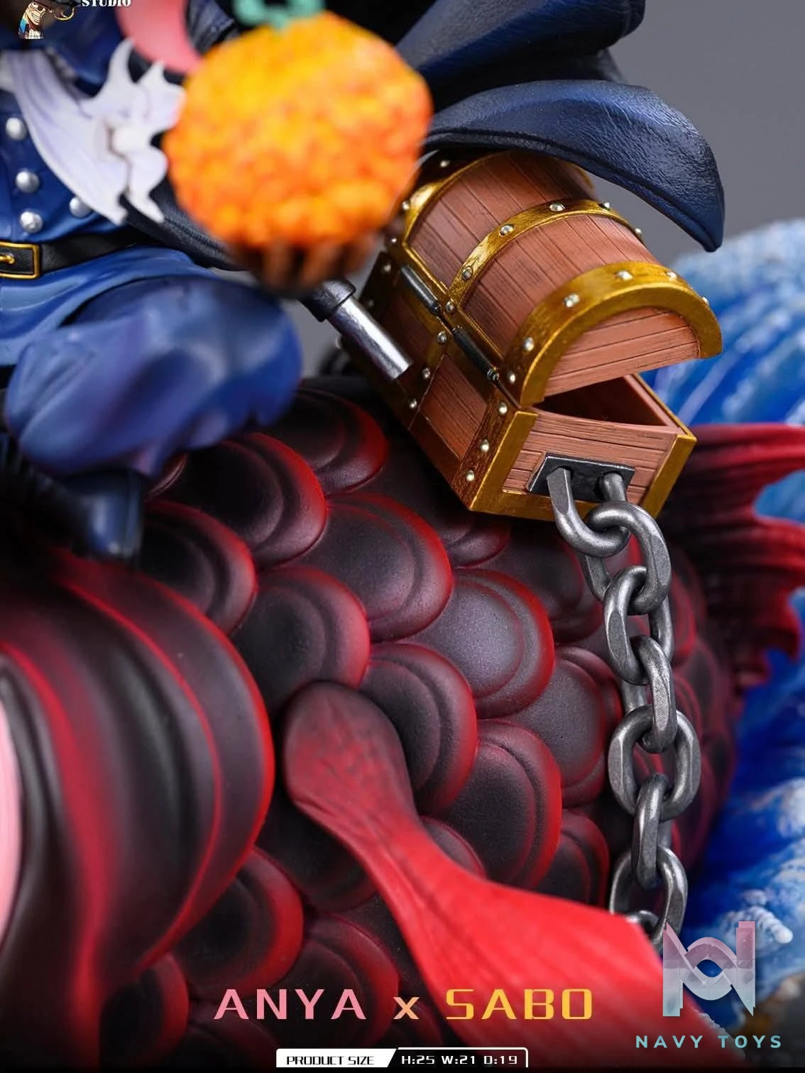 Anya x Sabo resin statue BiuBiu Studio anime figure