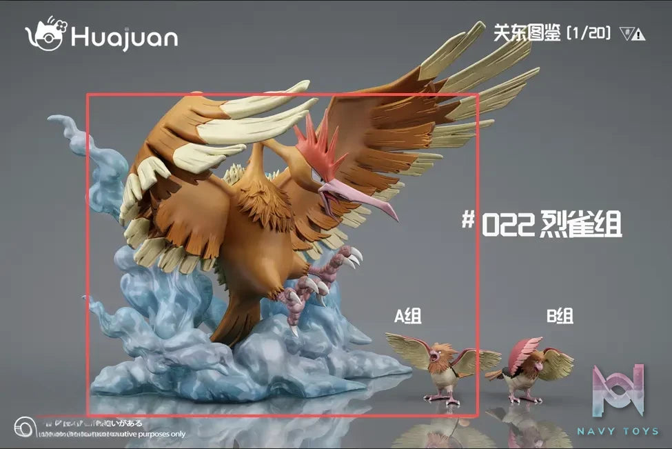 Huajuan Studio – Spearow Evolution Set Pokémon