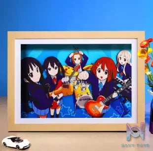 Yu Zhi Jiang Studio – K-ON! Multiple Characters Series #2 3D Decorative Painting K-ON!