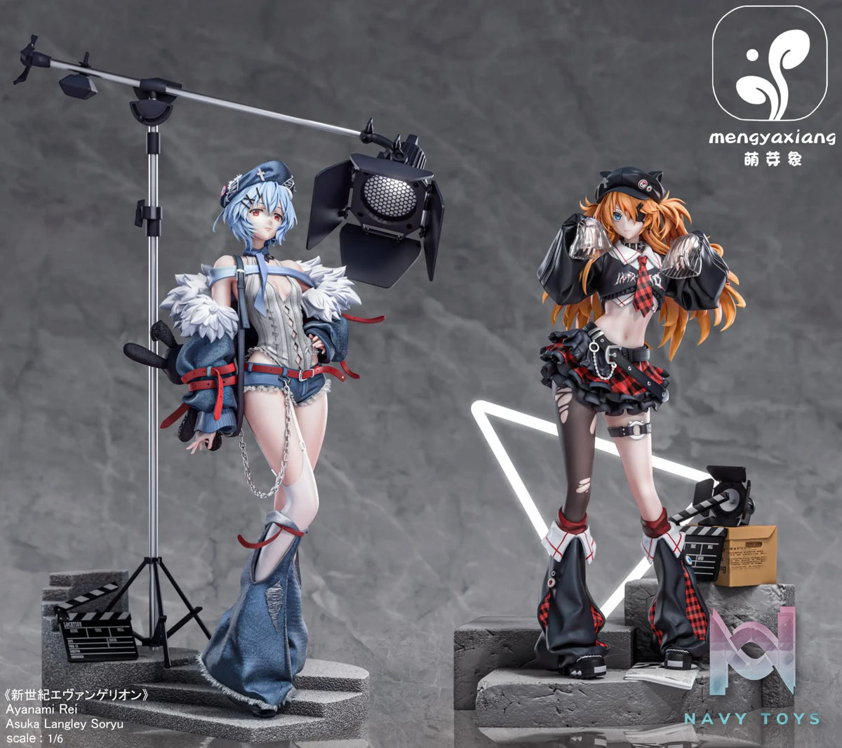 Meng Ya Xiang Studio – Neon Genesis Evangelion Soryu Asuka Langley & Ayanami Rei