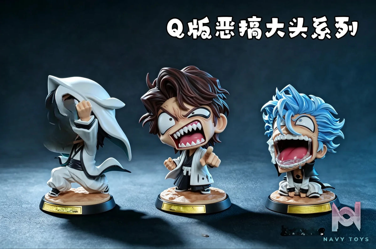 HXHENG Studio – Chibi Figure Raging Aizen x Broken Grimmjow x Frantic Ulquiorra Bleach