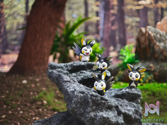 Bai Jing Wu Studio – Pokémon Emolga Four Little Ones