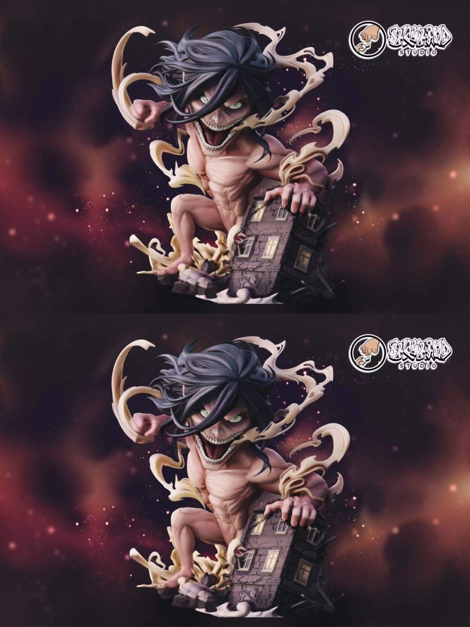 Attack Titan - Attack On Titan - Showhand Studio resin statue shadow hand studio anime figure