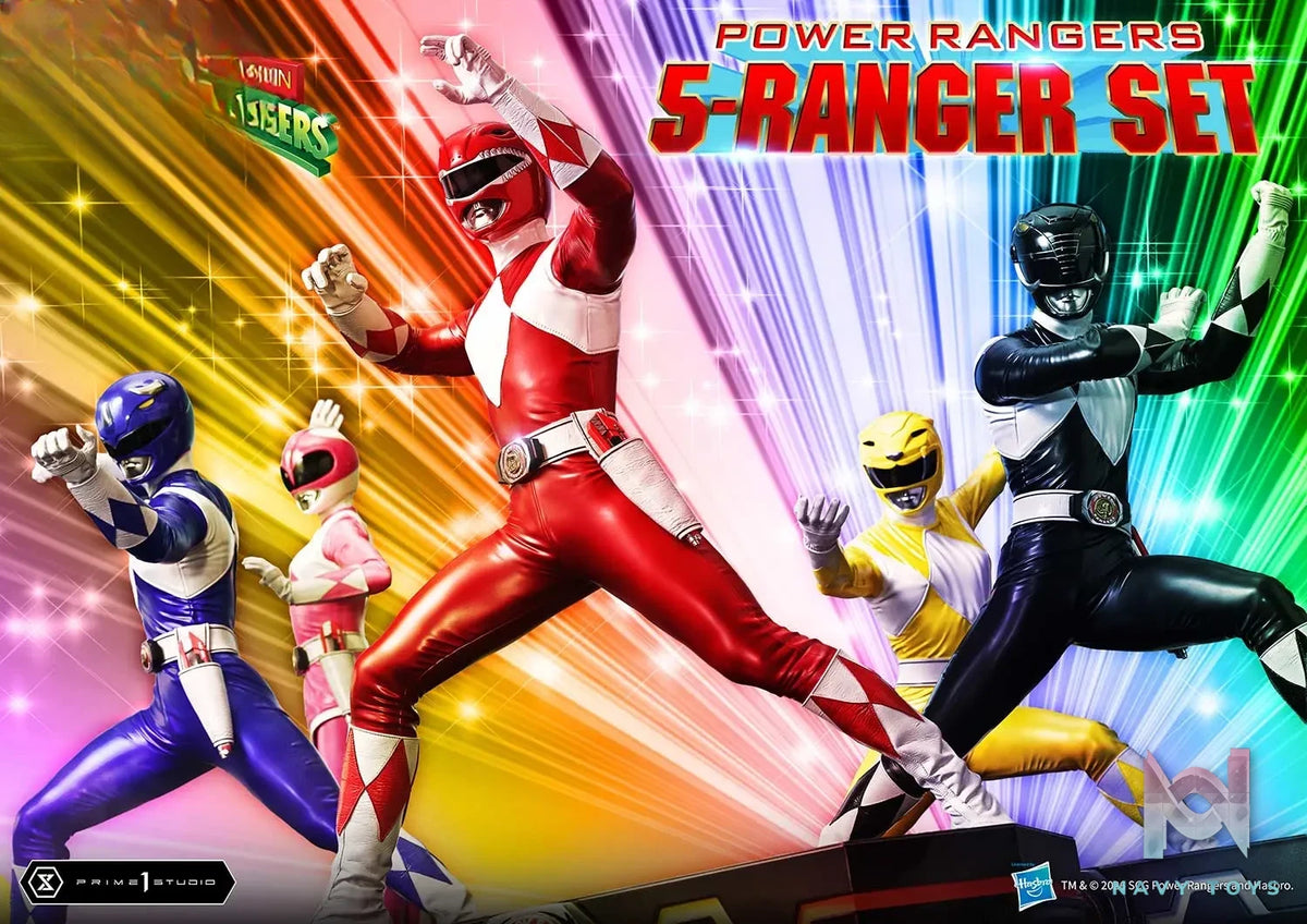 Prime 1 Studio – Premium Masterline Mighty Morphin Power Rangers Power Rangers 5-Ranger Set PMPWR-01 PMPWR-01DX PMPWR-01DXS (Licensed)