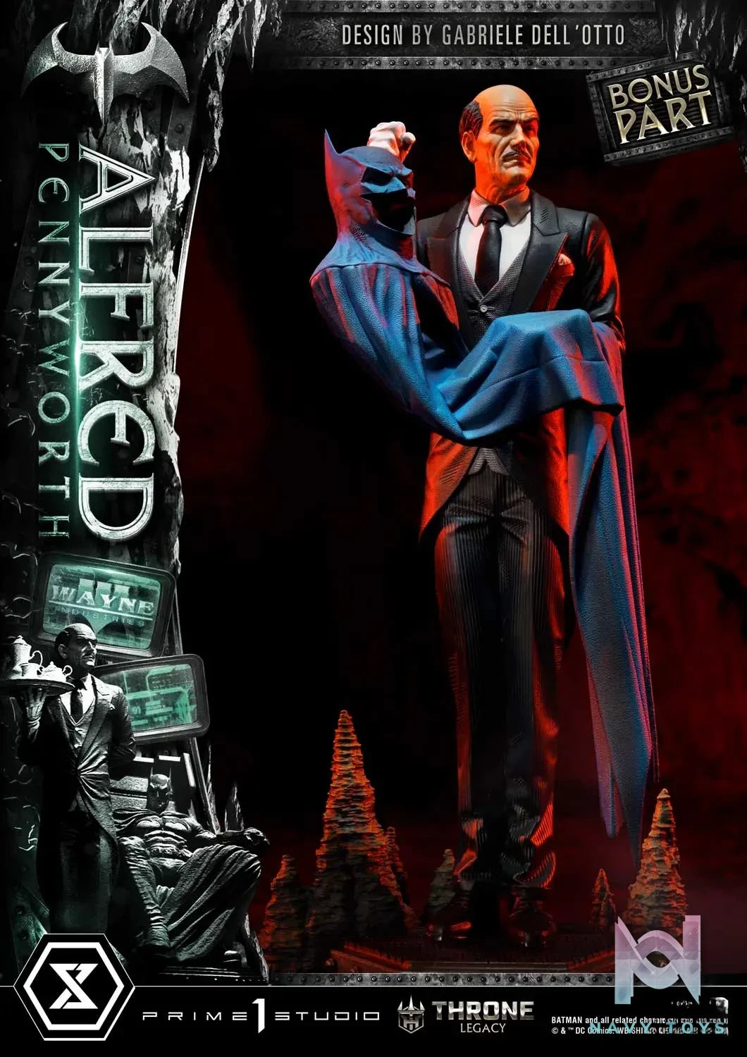 Prime 1 Studio – Throne Legacy Batman (Comics) Alfred Pennyworth TLCDC-02 TLCDC-02S (Licensed)