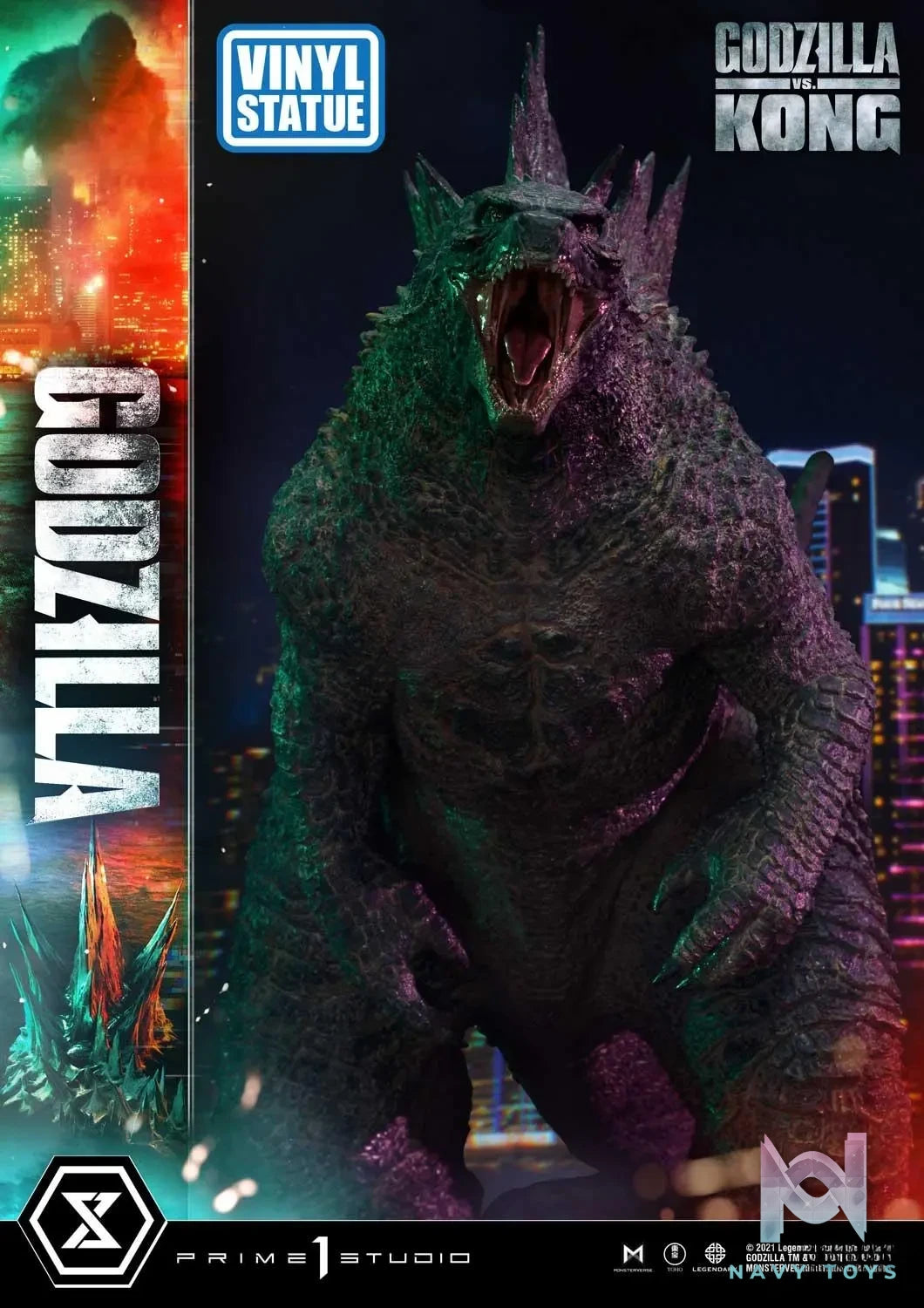 Prime 1 Studio – Ultimate Diorama Masterline Godzilla vs Kong Godzilla Vinyl Statue UDMGVK-04VS (Licensed)