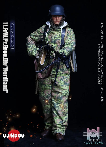UJINDOU – 1/6 WWII 11. FrW. Pz. Gren. Div “Nordland”, Vistula – Oder 1945 UD9051 (Licensed)