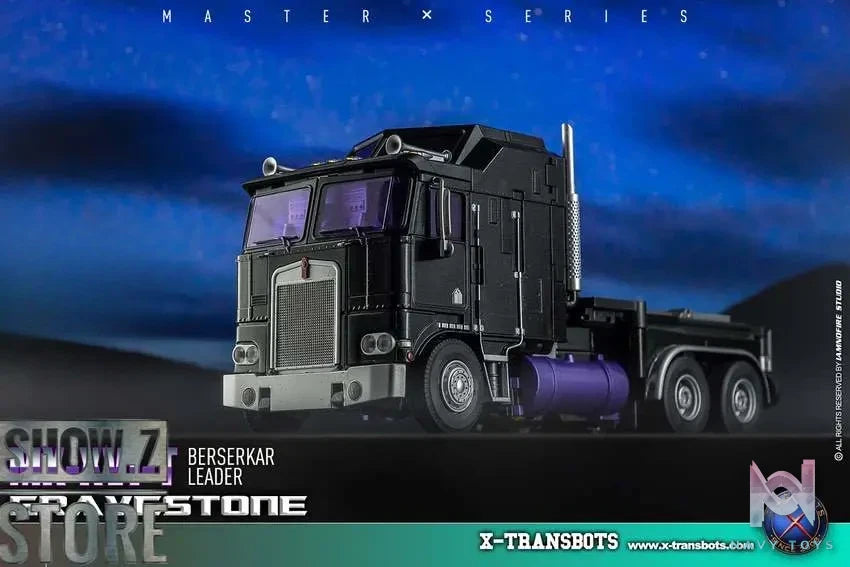 X-Transbots Studio – MX-12T Gravestone Motormaster Youth Version x MX-12B Trailer for MX-12A Gravestone Motormaster w/MX-12C Accessory Pack Transformers