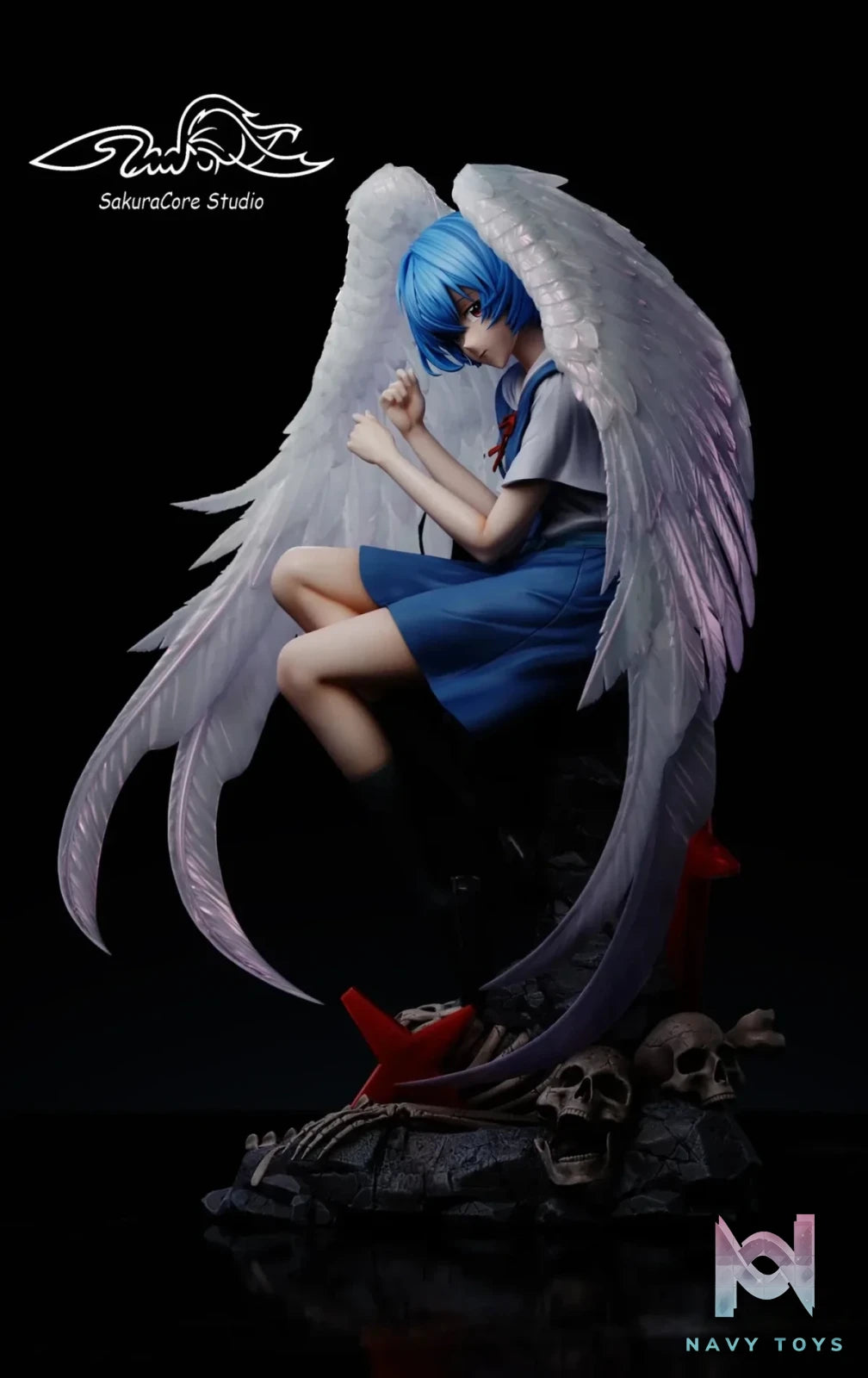 SakuraCore Studio - Neon Genesis Evangelion EVA Ayanami Rei resin statue Navy Toys anime figure