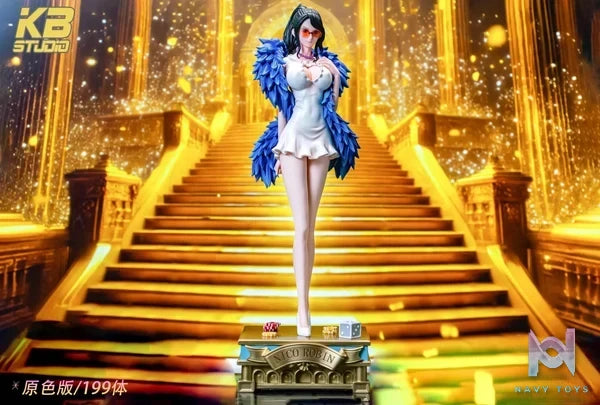KB Studio - One Piece Golden City Straw Hat Pirates Resonance Series First Robin resin statue Navy Toys anime figure