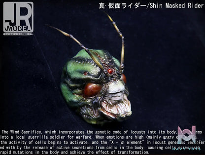 JRMODEL Studio – Kamen Rider Real Head Sculpture Fridge Magnet Series