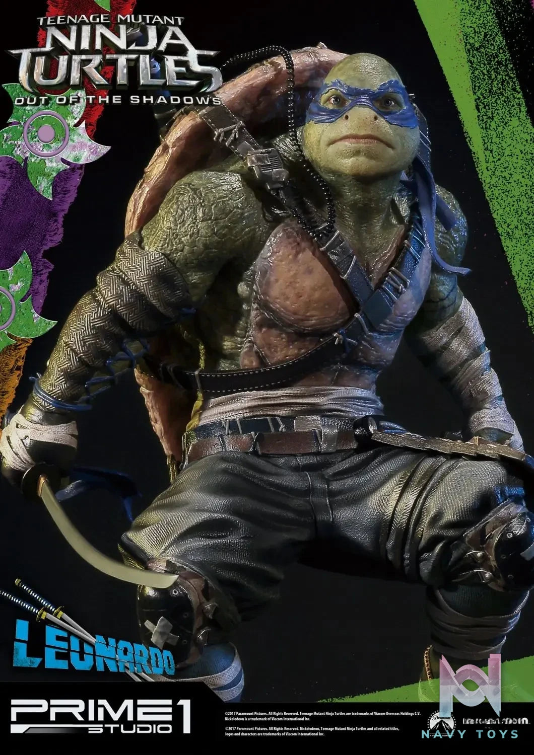 Prime 1 Studio – Premium Masterline Teenage Mutant Ninja Turtles: Out of the Shadows (Film) Leonardo PMTMNT-04 (Licensed)