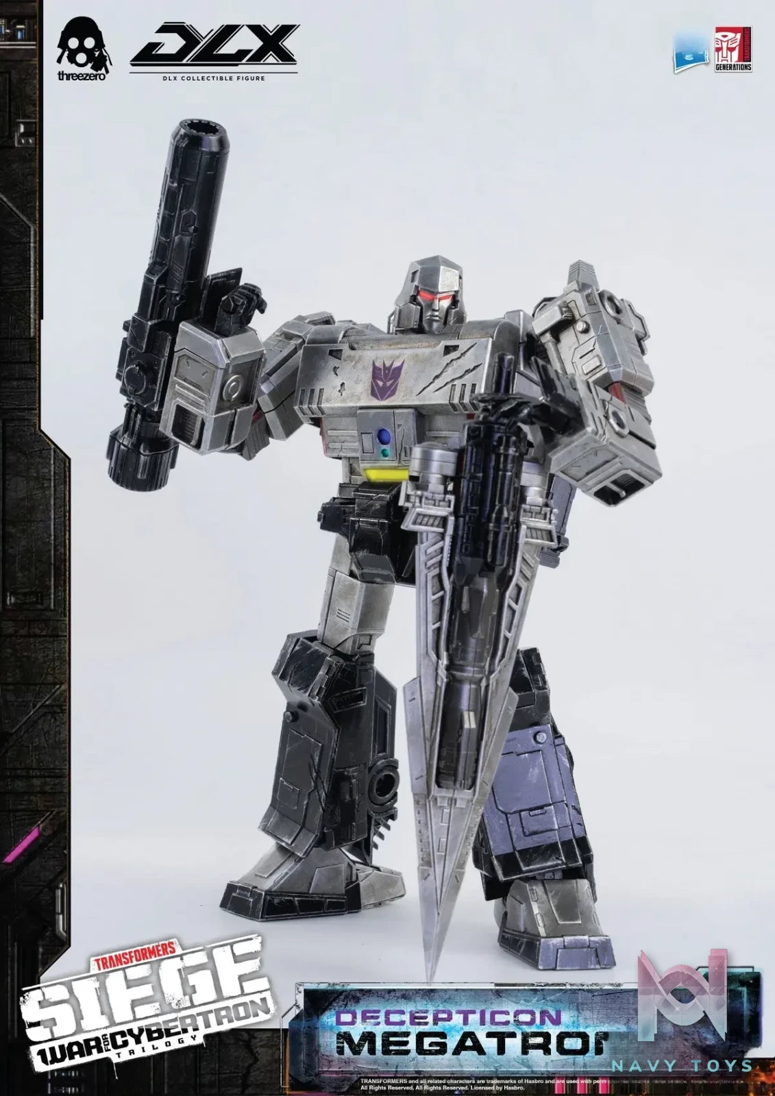 Threezero – Transformers: War for Cybertron DLX 10-inch Megatron (Licensed)