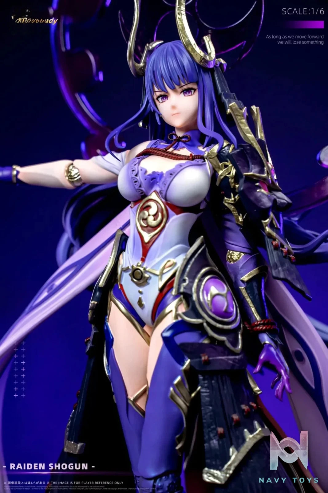 Pink Lady Studio - Raiden Shogun Genshin Impact resin statue Navy Toys anime figure