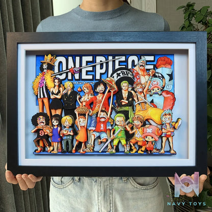 KALA HOME Studio – One Piece Multiple Characters #02 3D Decorative Painting One Piece