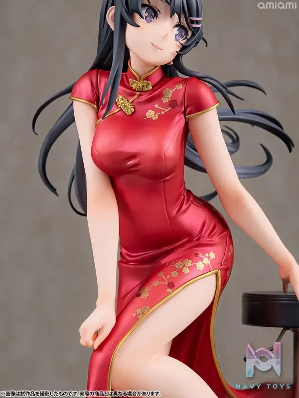 WING – Rascal Does Not Dream of Bunny Girl Senpai Mai Sakurajima Chinese Dress ver. 1/7 Complete Figure (Licensed)