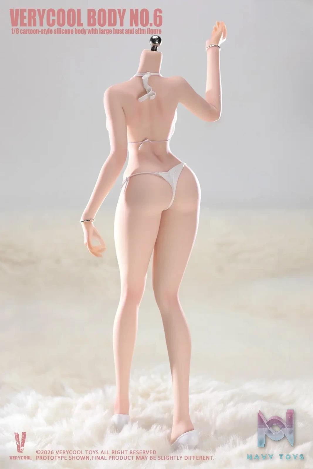 VERYCOOL – Body No.6 1/6 Platinum Silicone Female Body VCD-06 (Licensed)