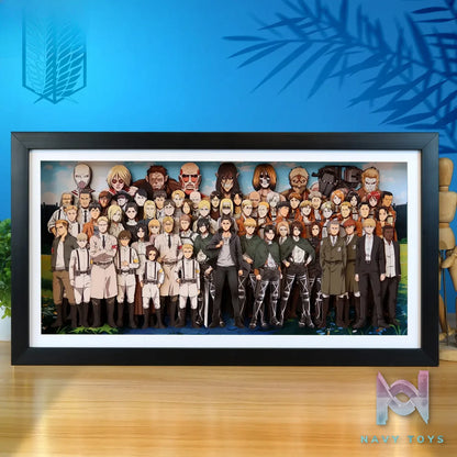 KALA HOME Studio – Attack on Titan Multiple Characters #05 Titan 3D Decorative Painting