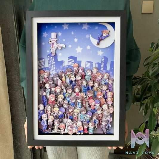 KALA HOME Studio – Detective Conan Multiple Characters #03 3D Decorative Painting Detective Conan