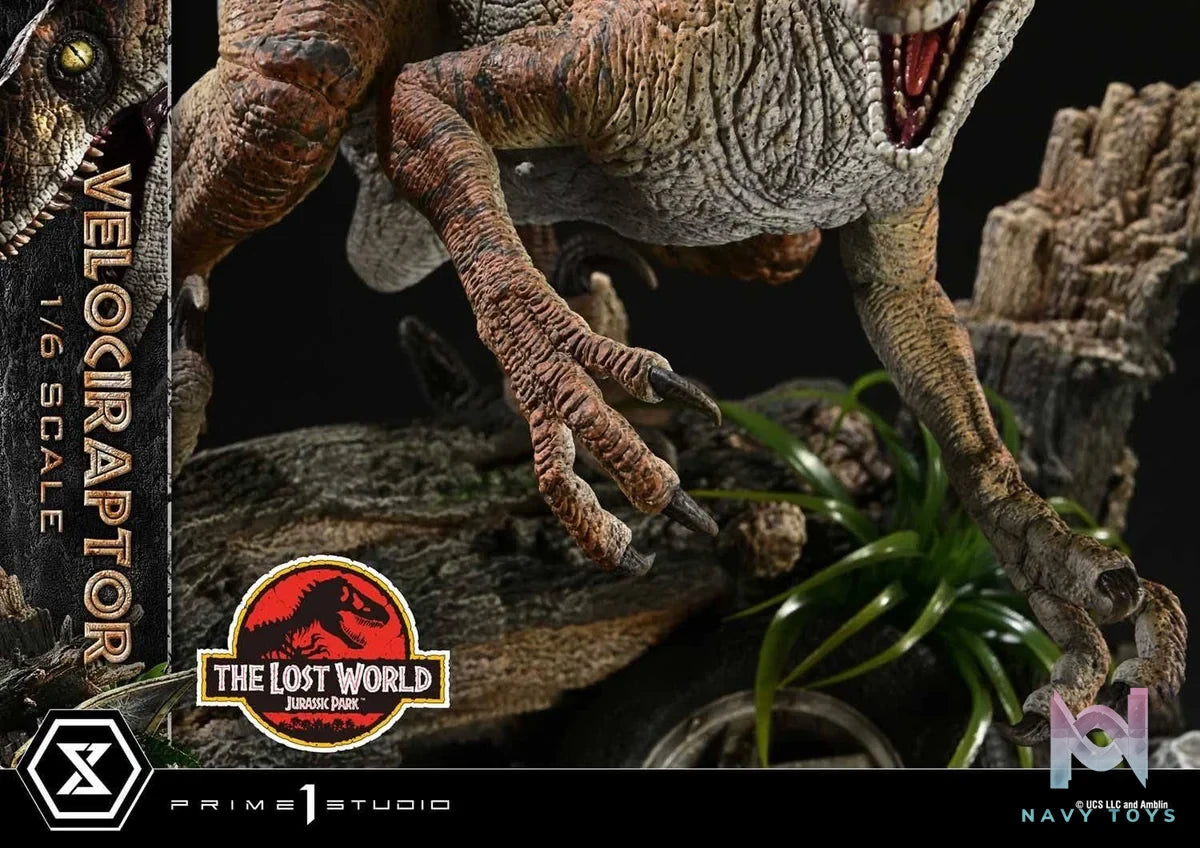 Velociraptor resin statue prime 1 studio anime figure