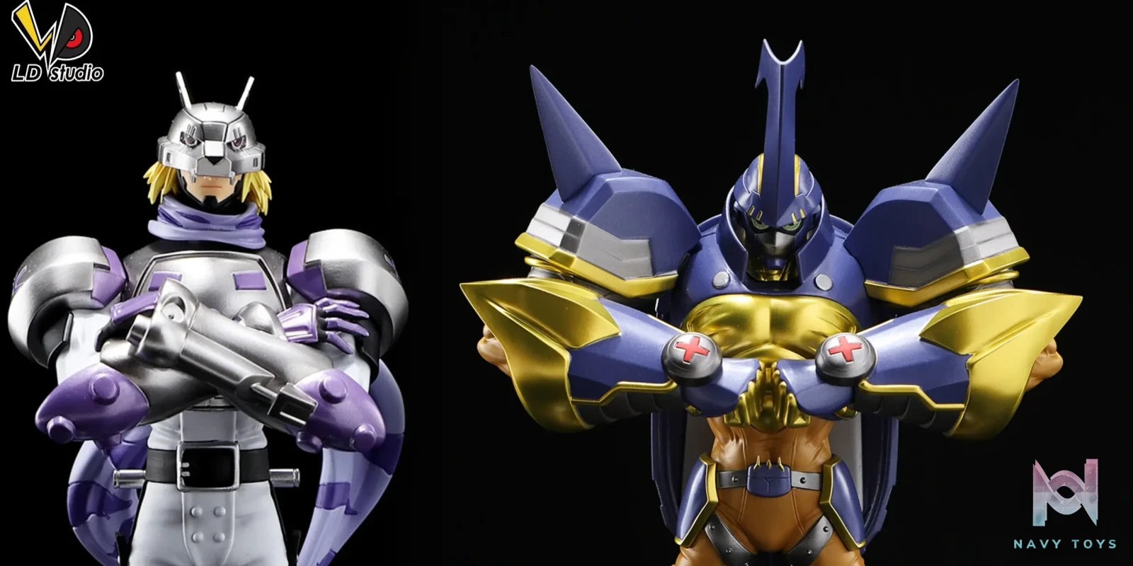 LD Studio – Digimon 04 Infinite Zone Ten Warriors Resonance Series 5th and 6th Series Wolfmon & Blitzmon