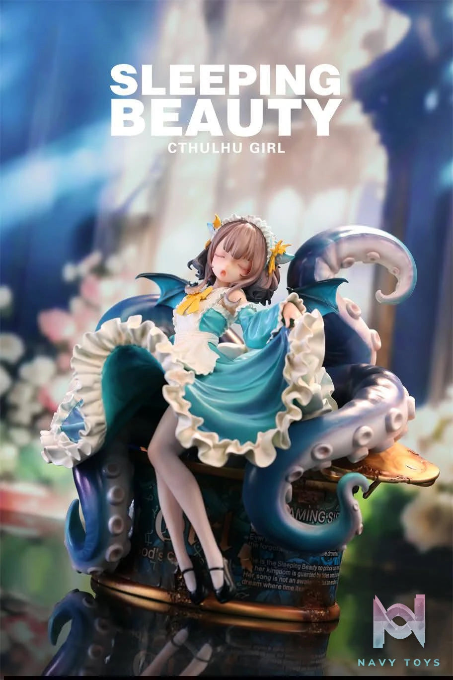 Sleeping Beauty Cthulhu Girl resin statue WeArtDoing Studio anime figure