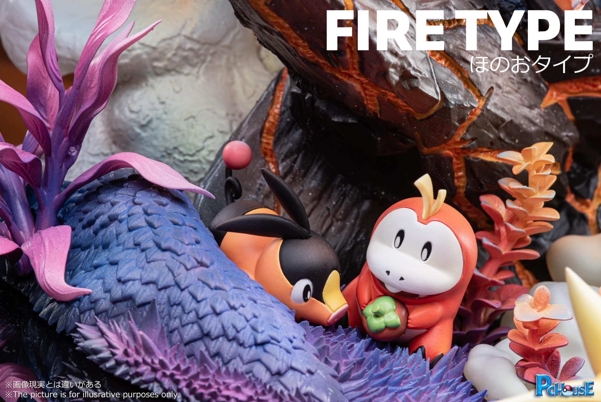 PC House Studio - Pokemon - Fire Type resin statue pc house studio anime figure