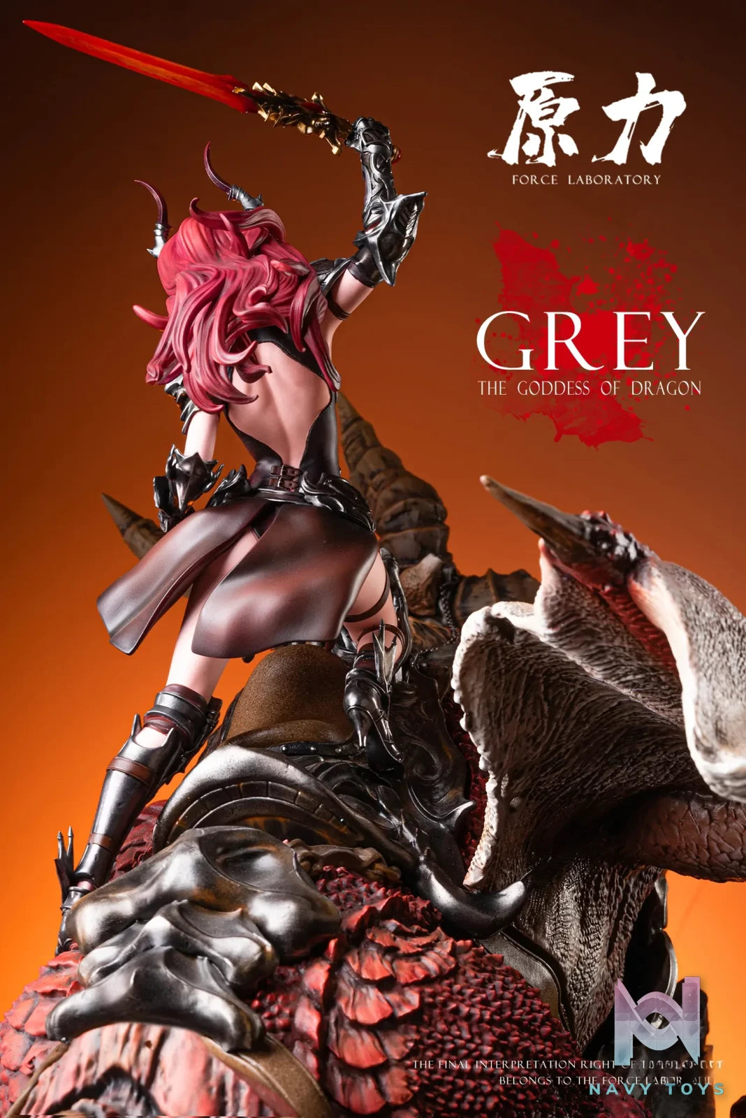 Force Studio – Original Dragon Daughter – Gray (Licensed)