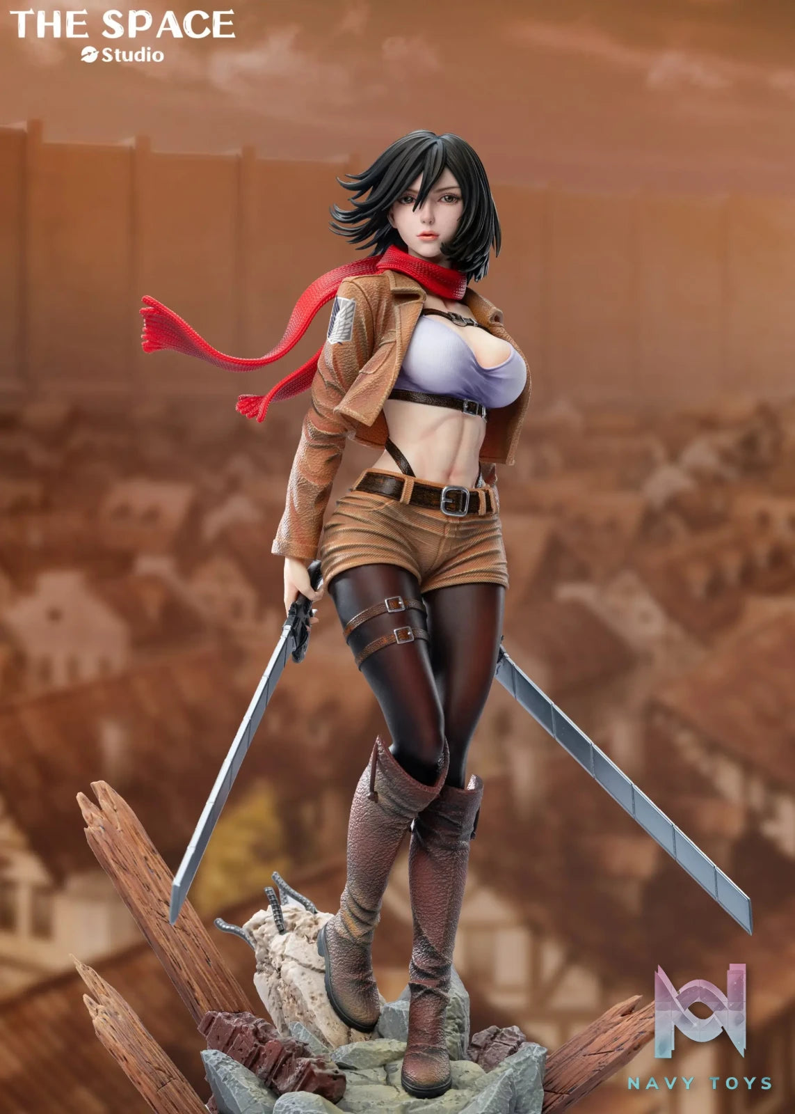 The Space Studio – Mikasa Ackerman Attack on Titan