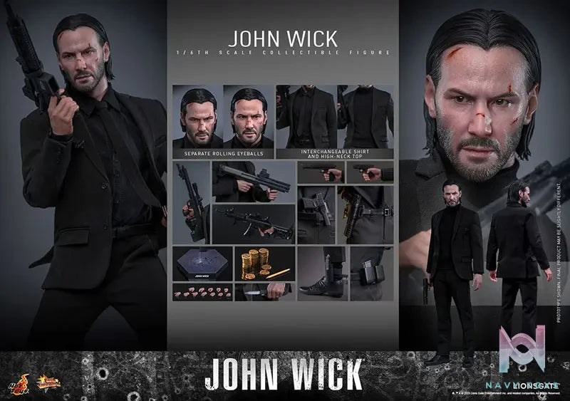 HOTTOYS – Movie Masterpiece “John Wick” 1/6 John Wick MMS832 (Licensed)