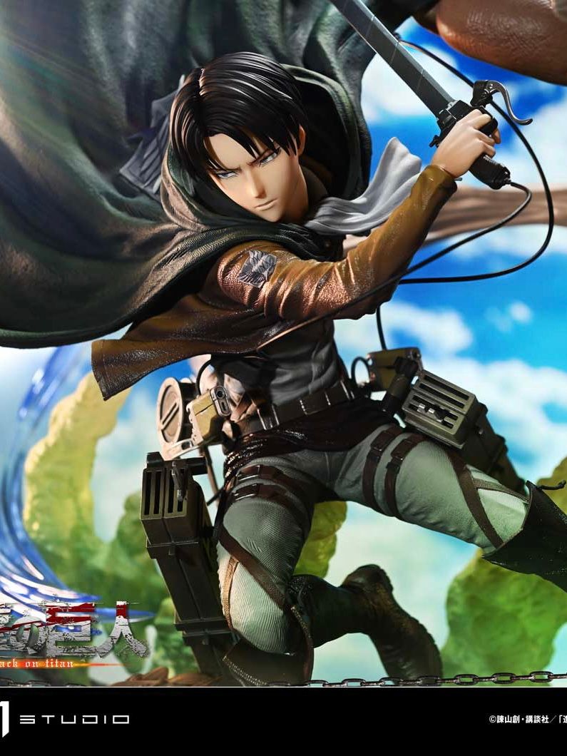 Levi versus Beast Titan - Attack On Titan - PRIME 1 Studio resin statue Prime 1 Studio anime figure