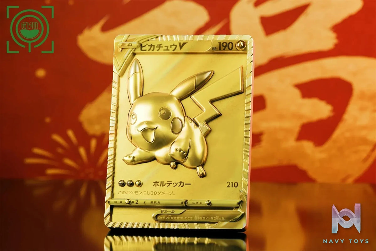 GEISHA Studio – Special Card Series Gold Pikachu Pokémon