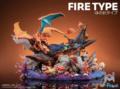 PC House Studio - Pokemon - Fire Type resin statue pc house studio anime figure