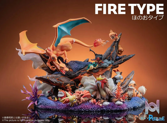 PC House Studio - Pokemon - Fire Type resin statue pc house studio anime figure